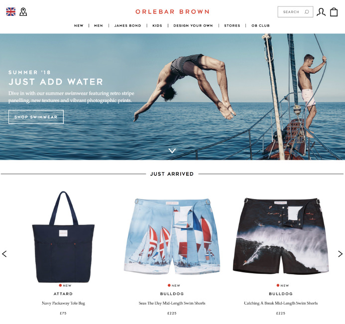 Olebar Brown beachwear swimwear ecommerce inspiration